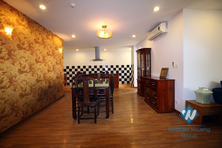 A spacious 3 bedrooms apartment for rent in Ciputra, Tay ho, Ha noi